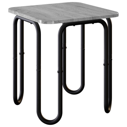 vidaXL Coffee Table Grey Sonoma 40 x 40 x 45 cm Engineered Wood