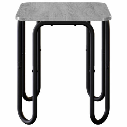 vidaXL Coffee Table Grey Sonoma 40 x 40 x 45 cm Engineered Wood