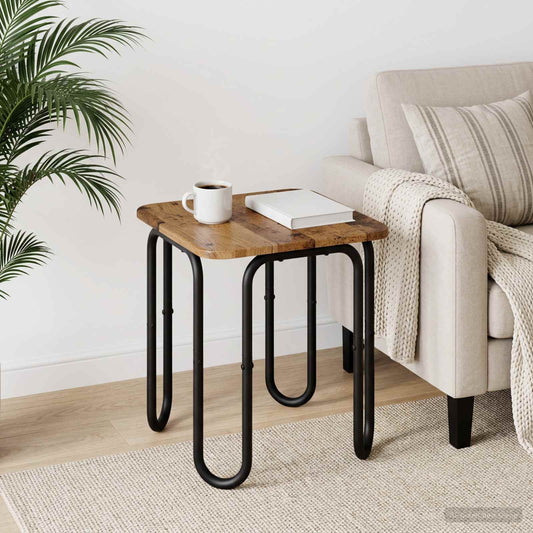 vidaXL Coffee Table Old Wood 40 x 40 x 45 cm Engineered Wood