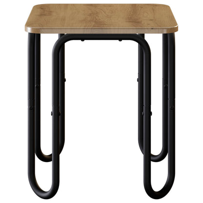 vidaXL Coffee Table Artisan Oak 40 x 40 x 45 cm Engineered Wood