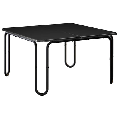vidaXL Coffee Table Black 59 x 59 x 45 cm Engineered Wood