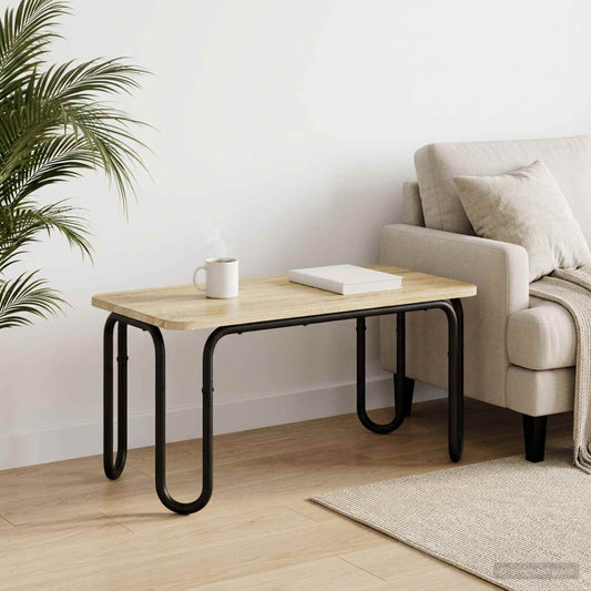 vidaXL Coffee Table Sonoma Oak 79.5 x 40 x 36 cm Engineered Wood