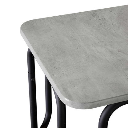 vidaXL Coffee Table Concrete Grey 79.5 x 40 x 36 cm Engineered Wood