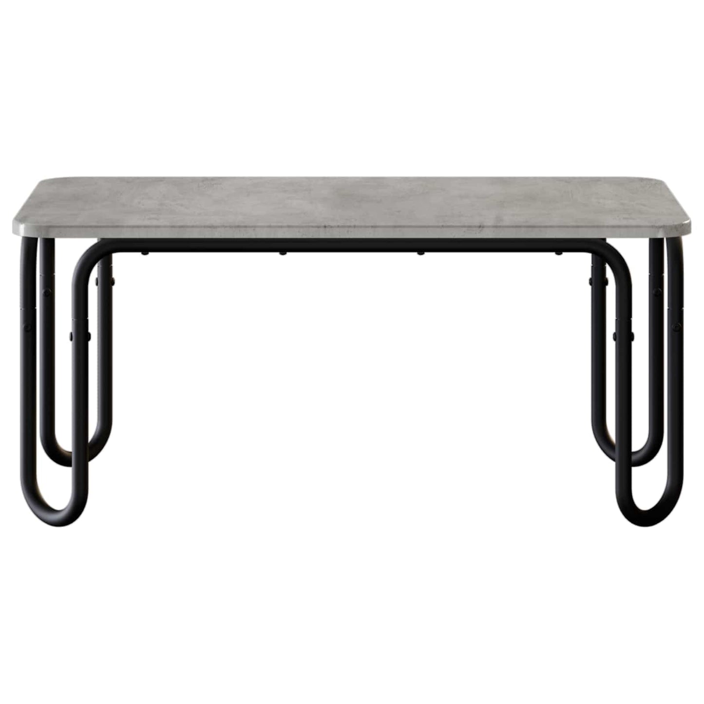 vidaXL Coffee Table Concrete Grey 79.5 x 40 x 36 cm Engineered Wood