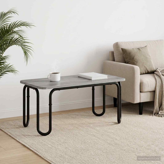 vidaXL Coffee Table Grey Sonoma 79.5 x 40 x 36 cm Engineered Wood
