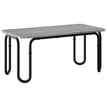 vidaXL Coffee Table Grey Sonoma 79.5 x 40 x 36 cm Engineered Wood