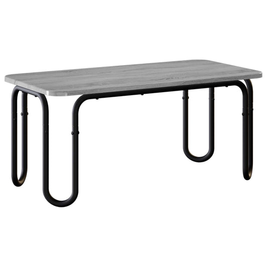 vidaXL Coffee Table Grey Sonoma 79.5 x 40 x 36 cm Engineered Wood