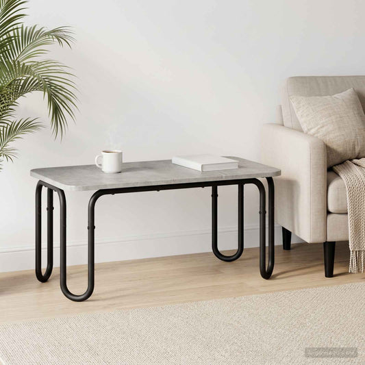 vidaXL Coffee Table Concrete Grey 100 x 50 x 45 cm Engineered Wood