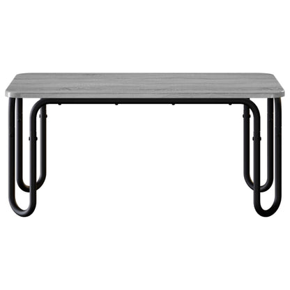 vidaXL Coffee Table Grey Sonoma 100 x 50 x 45 cm Engineered Wood