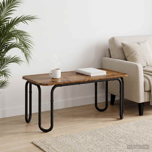 vidaXL Coffee Table Old Wood 100 x 50 x 45 cm Engineered Wood