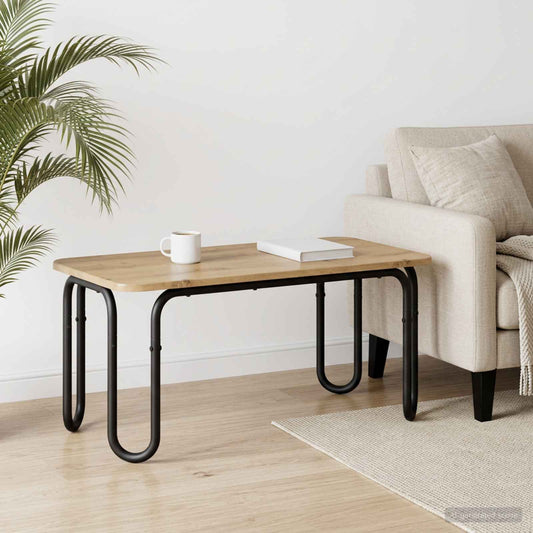 vidaXL Coffee Table Artisan Oak 100 x 50 x 45 cm Engineered Wood