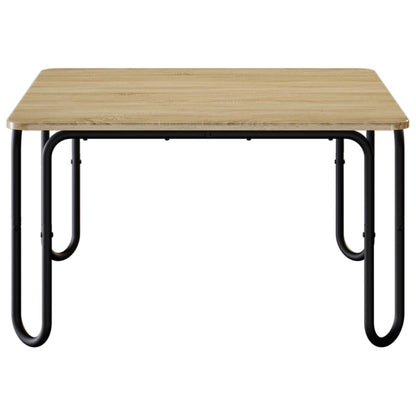 vidaXL Coffee Table Sonoma Oak 79.5 x 79.5 x 45 cm Engineered Wood
