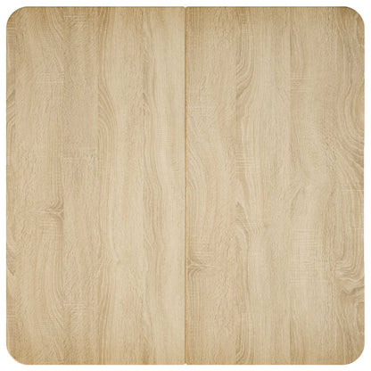 vidaXL Coffee Table Sonoma Oak 79.5 x 79.5 x 45 cm Engineered Wood