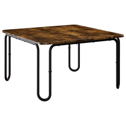 vidaXL Coffee Table Smoked Oak 79.5 x 79.5 x 45 cm Engineered Wood