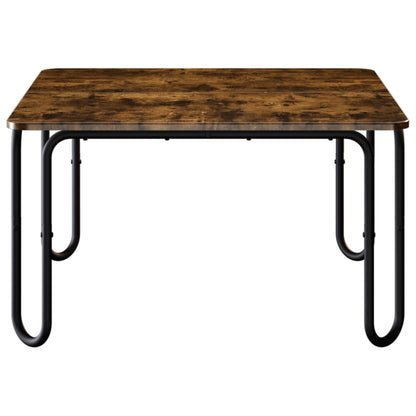 vidaXL Coffee Table Smoked Oak 79.5 x 79.5 x 45 cm Engineered Wood