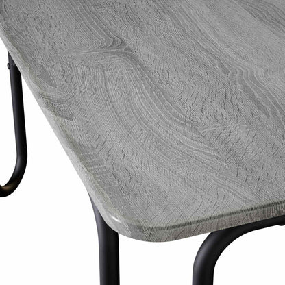 vidaXL Coffee Table Grey Sonoma 79.5 x 79.5 x 45 cm Engineered Wood