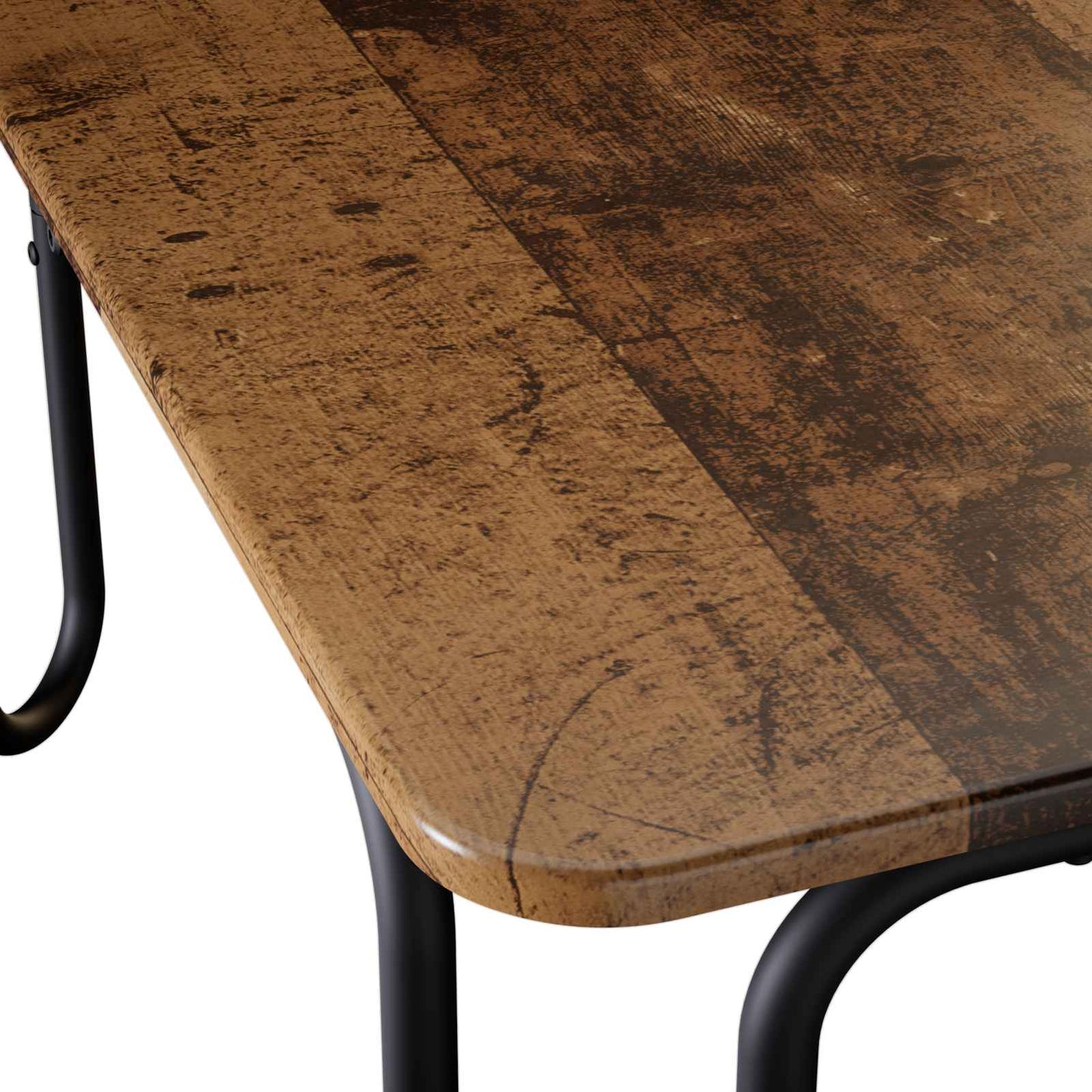 vidaXL Coffee Table Old Wood 79.5 x 79.5 x 45 cm Engineered Wood