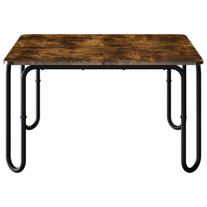 vidaXL Coffee Table Smoked Oak 100 x 100 x 45 cm Engineered Wood