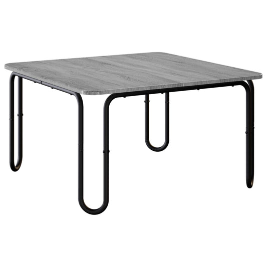 vidaXL Coffee Table Grey Sonoma 100 x 100 x 45 cm Engineered Wood