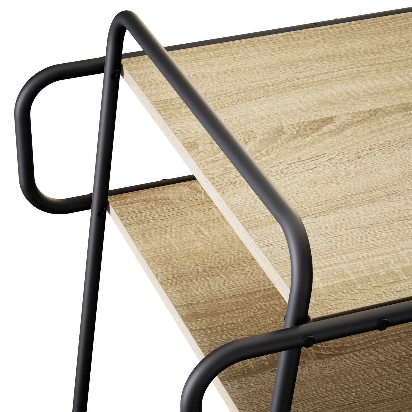 vidaXL Coffee Table Sonoma Oak 40 x 40 x 51 cm Engineered Wood
