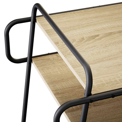 vidaXL Coffee Table Sonoma Oak 40 x 40 x 51 cm Engineered Wood