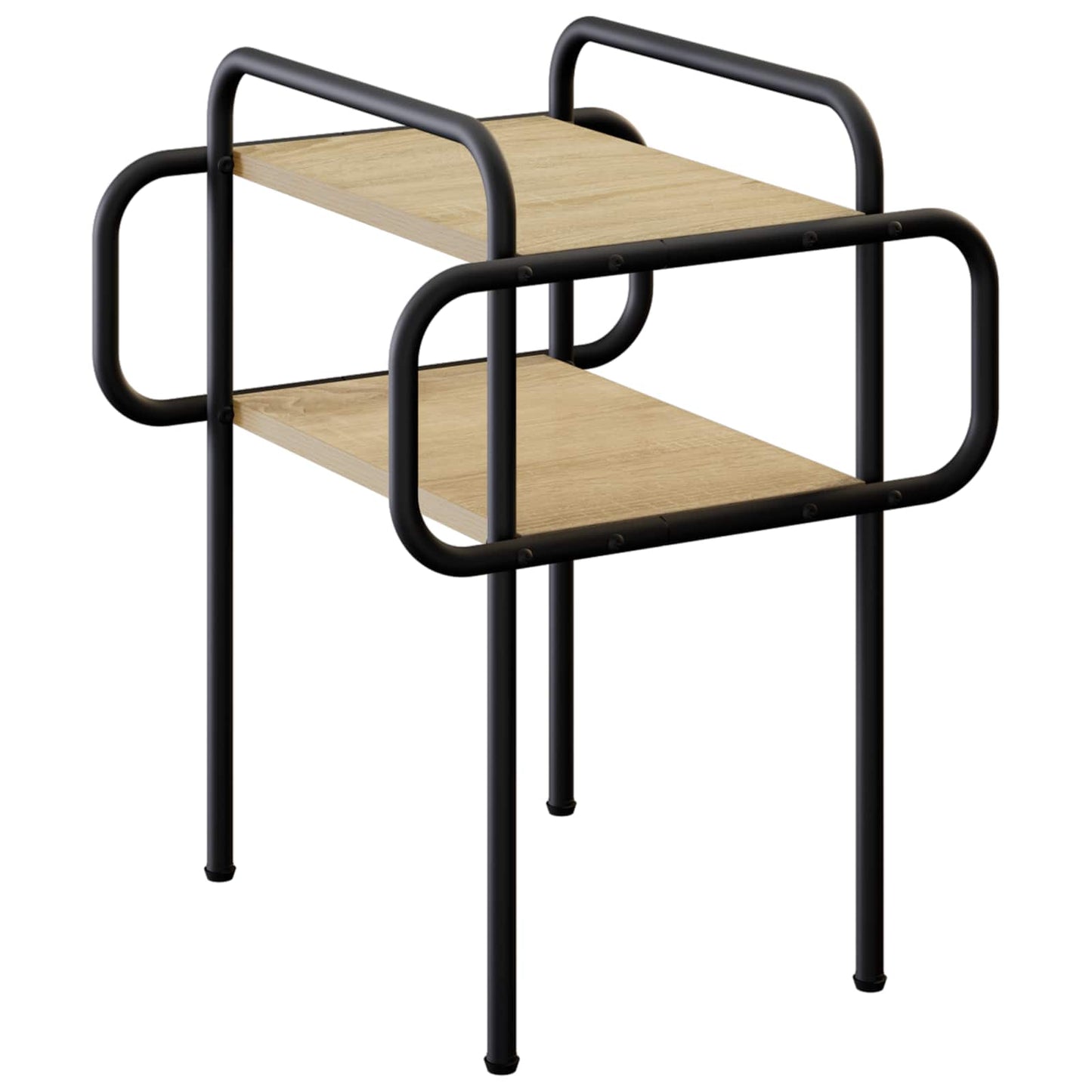 vidaXL Coffee Table Sonoma Oak 40 x 40 x 51 cm Engineered Wood