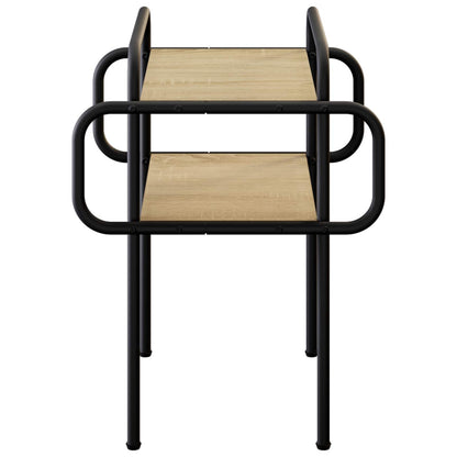 vidaXL Coffee Table Sonoma Oak 40 x 40 x 51 cm Engineered Wood