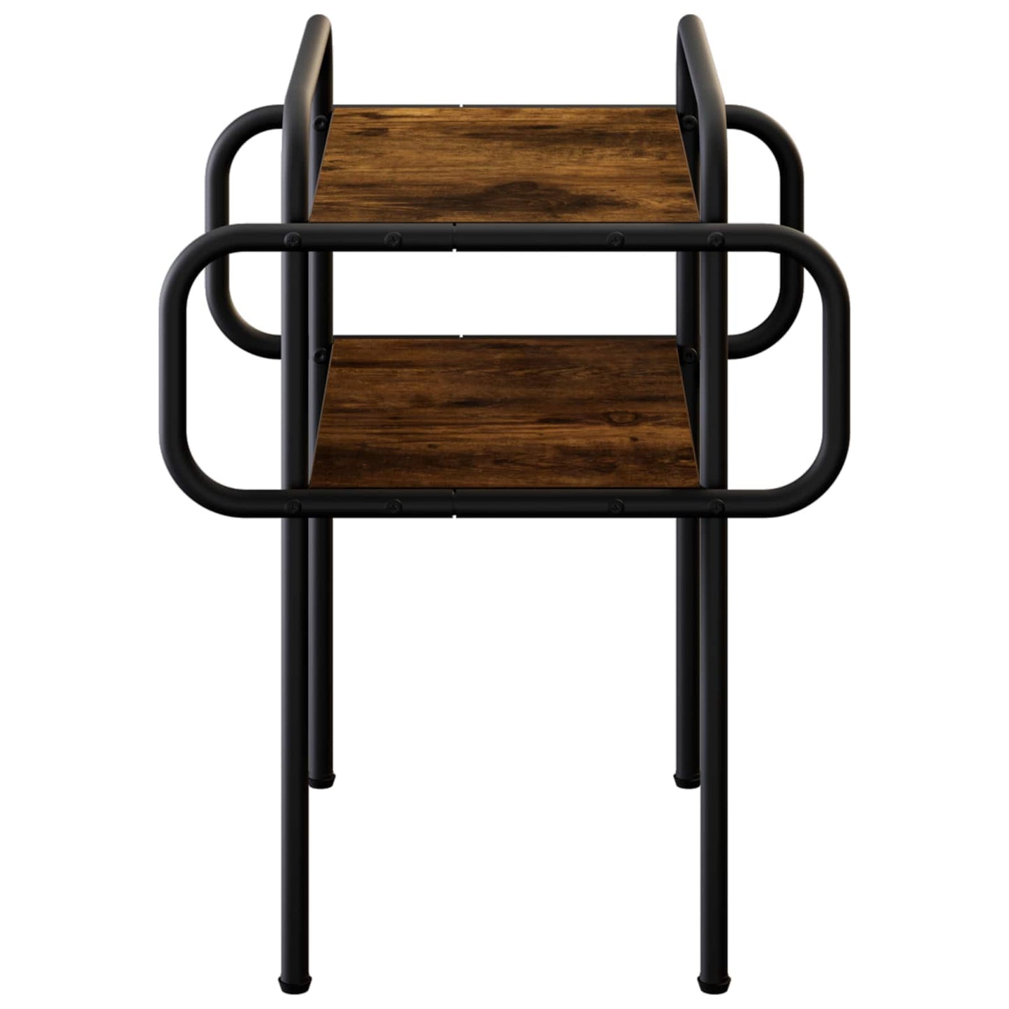 vidaXL Coffee Table Smoked Oak 40 x 40 x 51 cm Engineered Wood