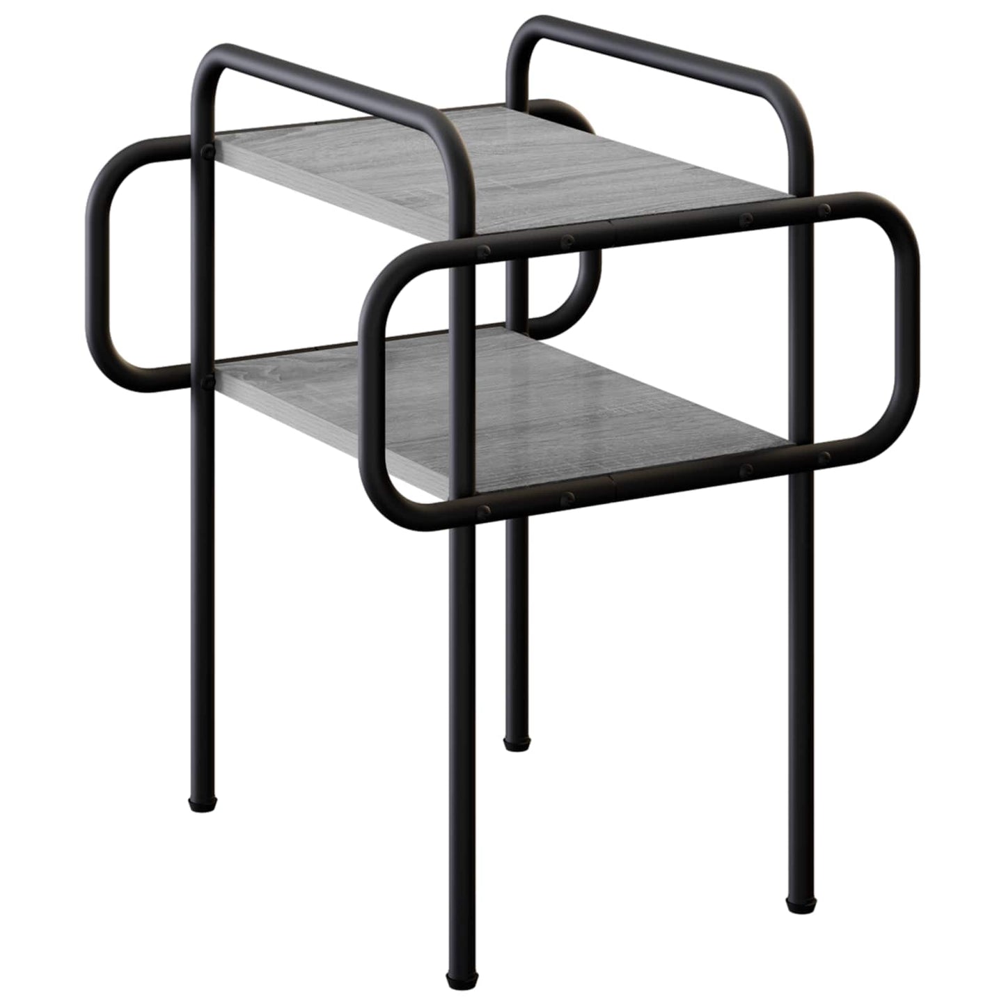 vidaXL Coffee Table Grey Sonoma 40 x 40 x 51 cm Engineered Wood