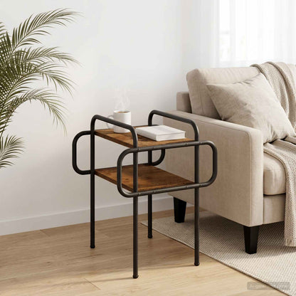 vidaXL Coffee Table Old Wood 40 x 40 x 51 cm Engineered Wood