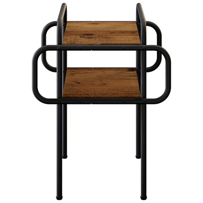 vidaXL Coffee Table Old Wood 40 x 40 x 51 cm Engineered Wood