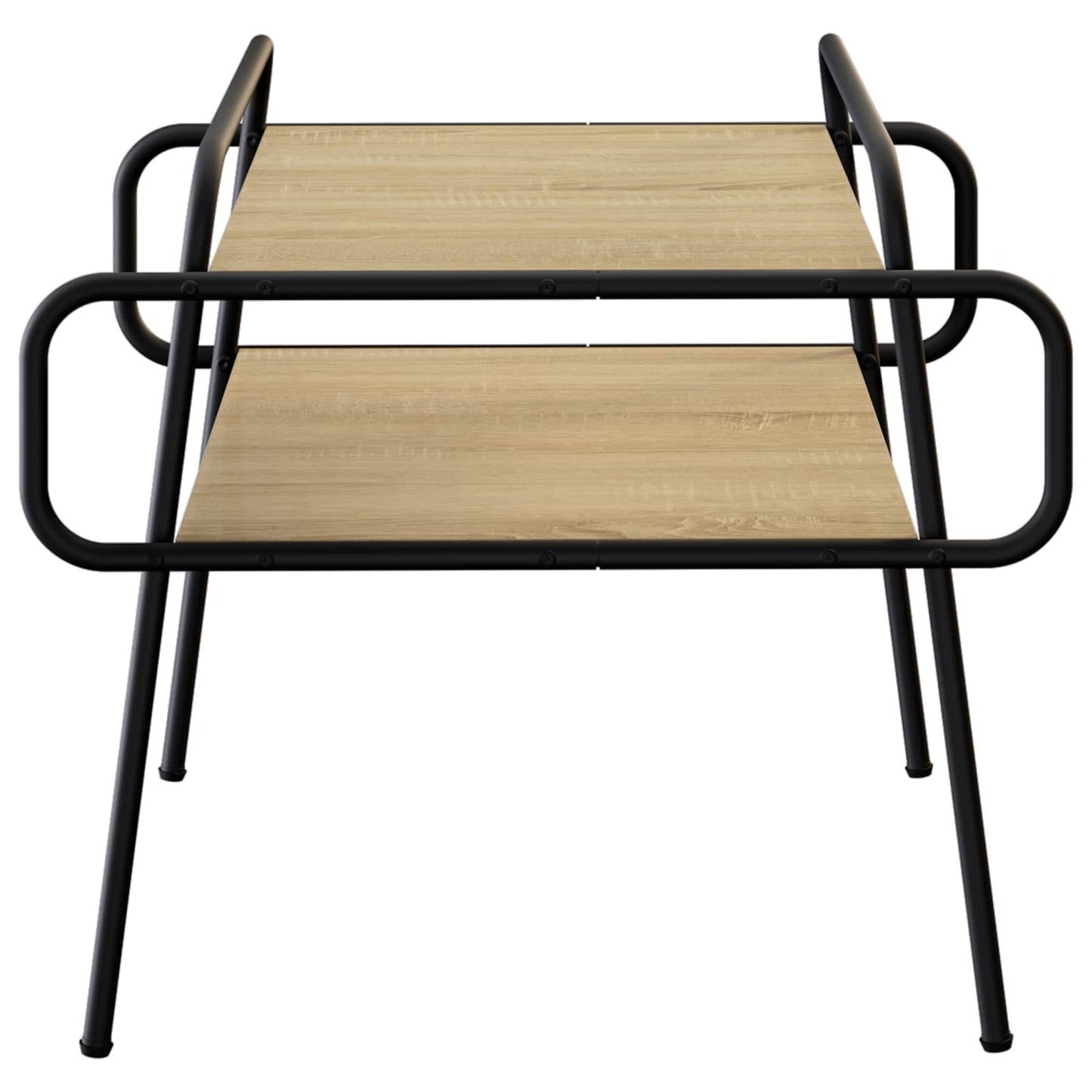 vidaXL Coffee Table Sonoma Oak 50 x 50 x 51 cm Engineered Wood