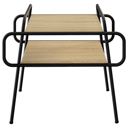 vidaXL Coffee Table Sonoma Oak 50 x 50 x 51 cm Engineered Wood