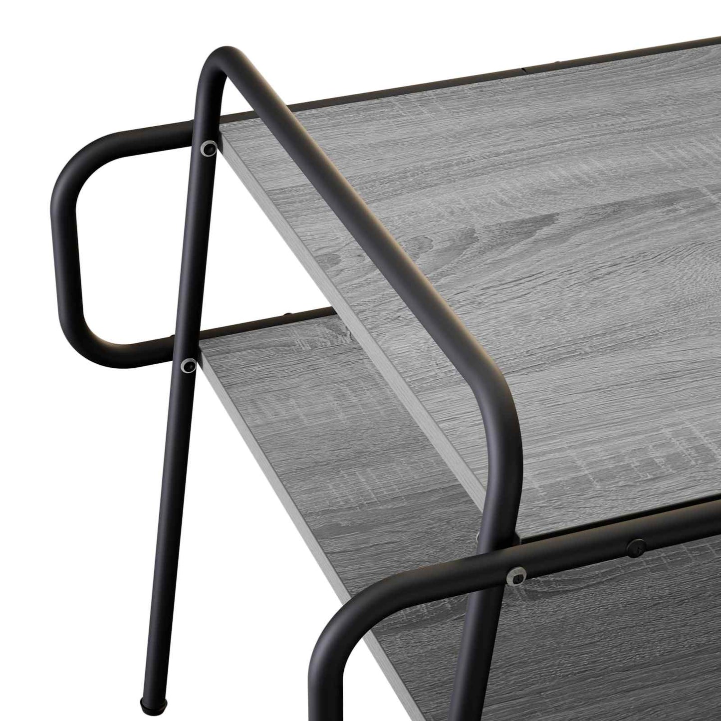 vidaXL Coffee Table Grey Sonoma 50 x 50 x 51 cm Engineered Wood