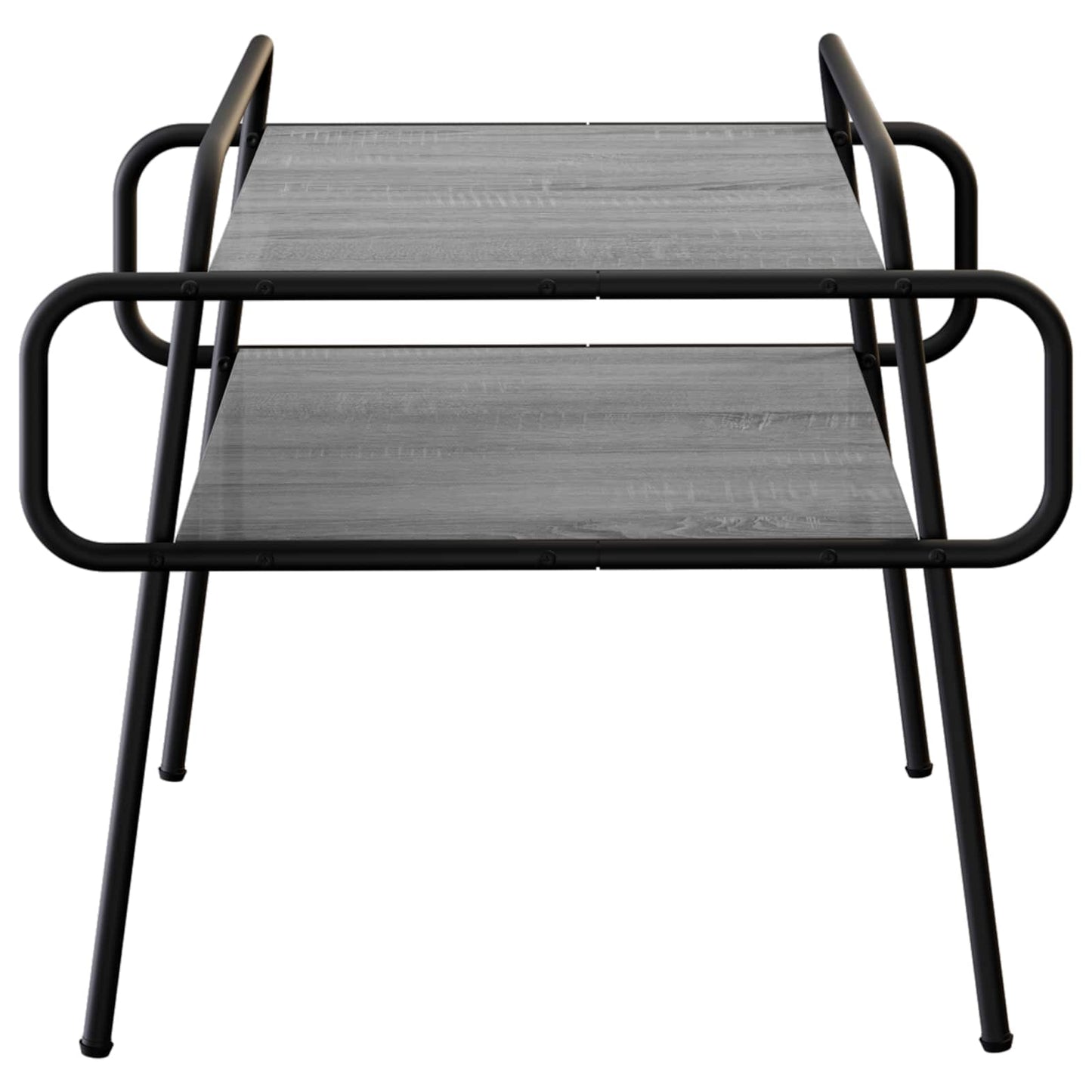 vidaXL Coffee Table Grey Sonoma 50 x 50 x 51 cm Engineered Wood