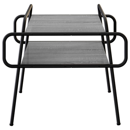 vidaXL Coffee Table Grey Sonoma 50 x 50 x 51 cm Engineered Wood