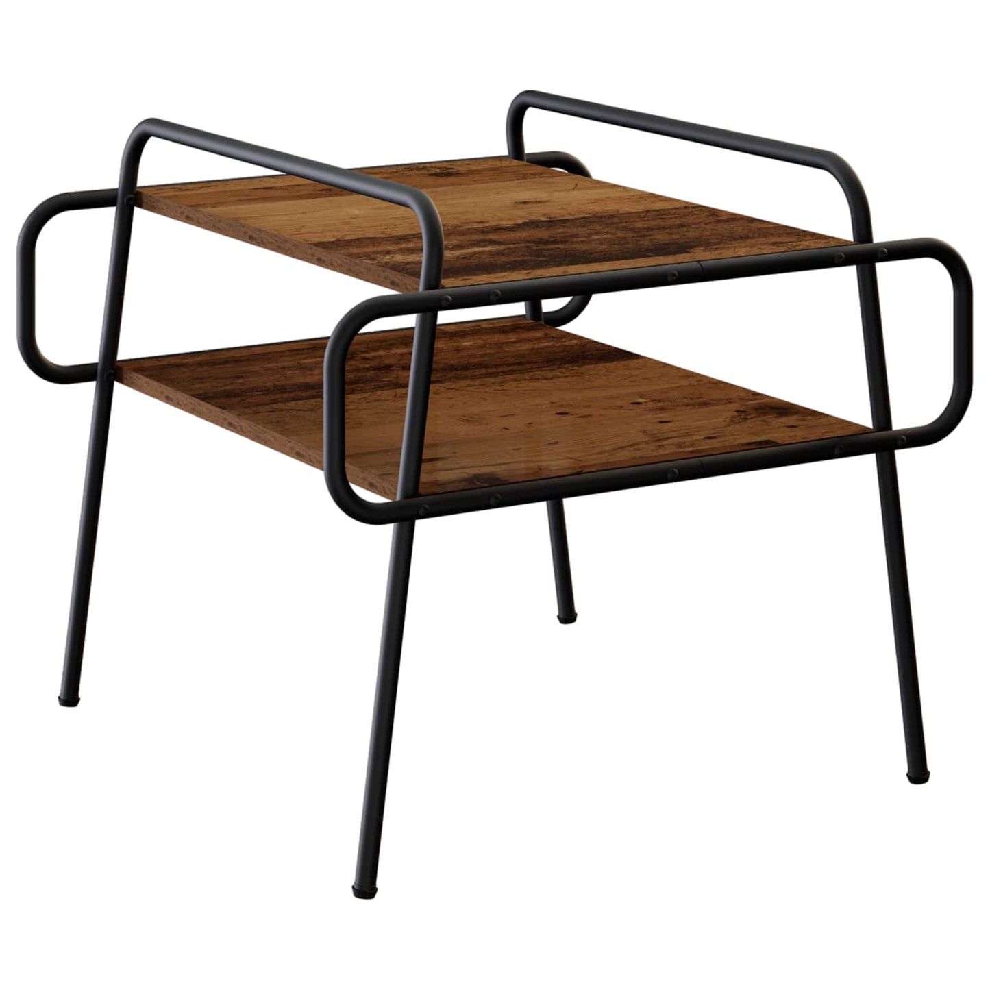 vidaXL Coffee Table Old Wood 50 x 50 x 51 cm Engineered Wood