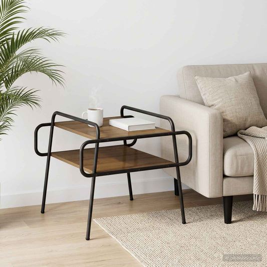 vidaXL Coffee Table Artisan Oak 50 x 50 x 51 cm Engineered Wood