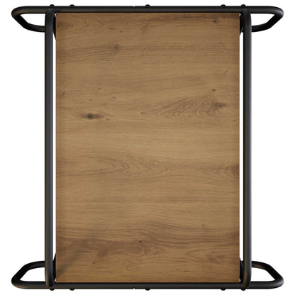 vidaXL Coffee Table Artisan Oak 50 x 50 x 51 cm Engineered Wood