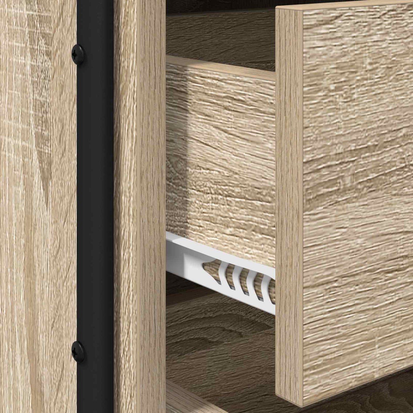 vidaXL Bedside Cabinet Sonoma Oak 40 x 36.5 x 50 cm Engineered Wood