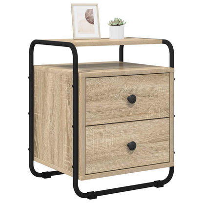 vidaXL Bedside Cabinet Sonoma Oak 40 x 36.5 x 50 cm Engineered Wood