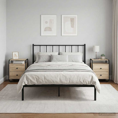 vidaXL Bedside Cabinet 2 pcs Sonoma Oak 40 x 36.5 x 50 cm