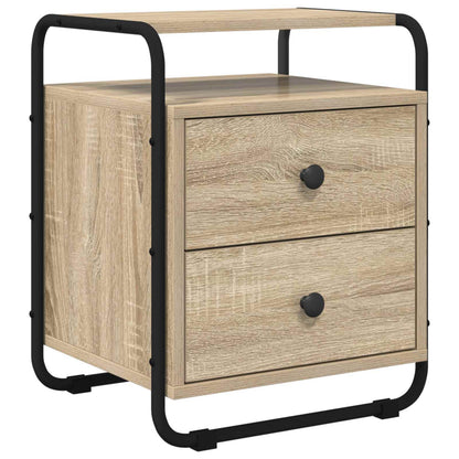 vidaXL Bedside Cabinet 2 pcs Sonoma Oak 40 x 36.5 x 50 cm