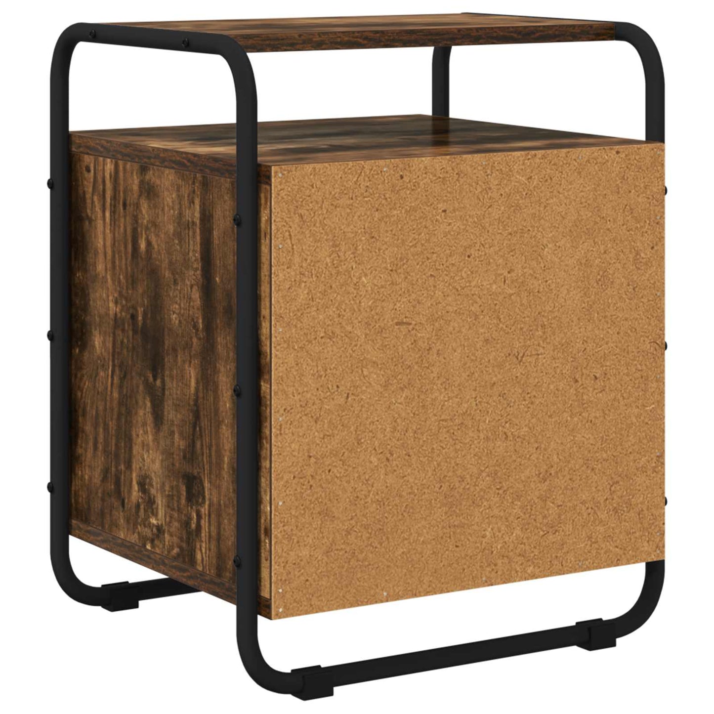 vidaXL Bedside Cabinet 2 pcs Smoked Oak 40 x 36.5 x 50 cm