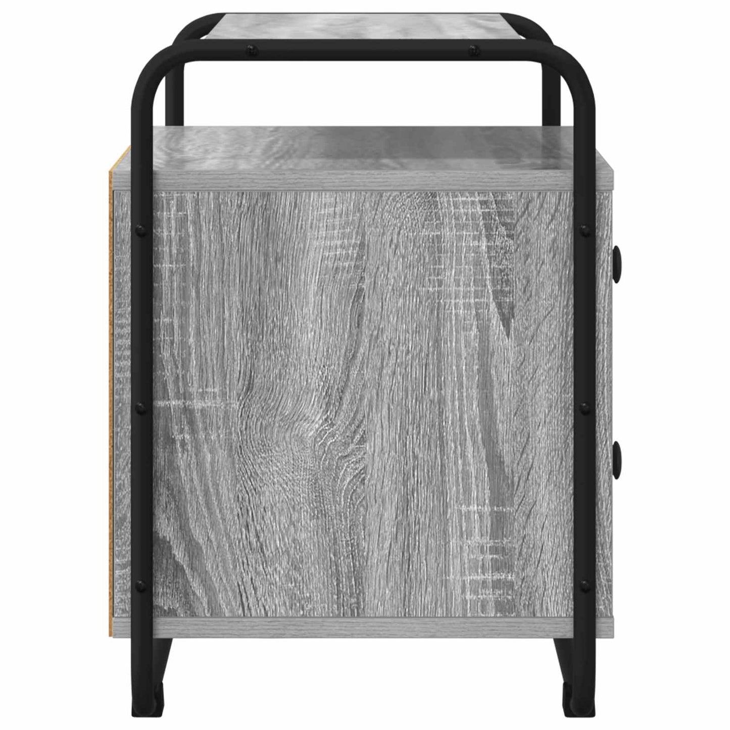 vidaXL Bedside Cabinet 2 pcs Grey Sonoma 40 x 36.5 x 50 cm