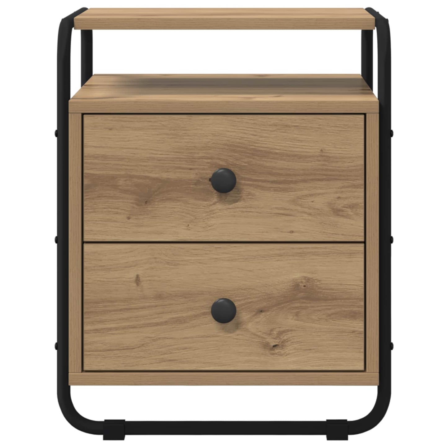 vidaXL Bedside Cabinet Artisan Oak 40 x 36.5 x 50 cm Engineered Wood