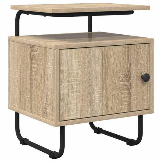 vidaXL Bedside Cabinet Sonoma Oak 40 x 36.5 x 50 cm Engineered Wood