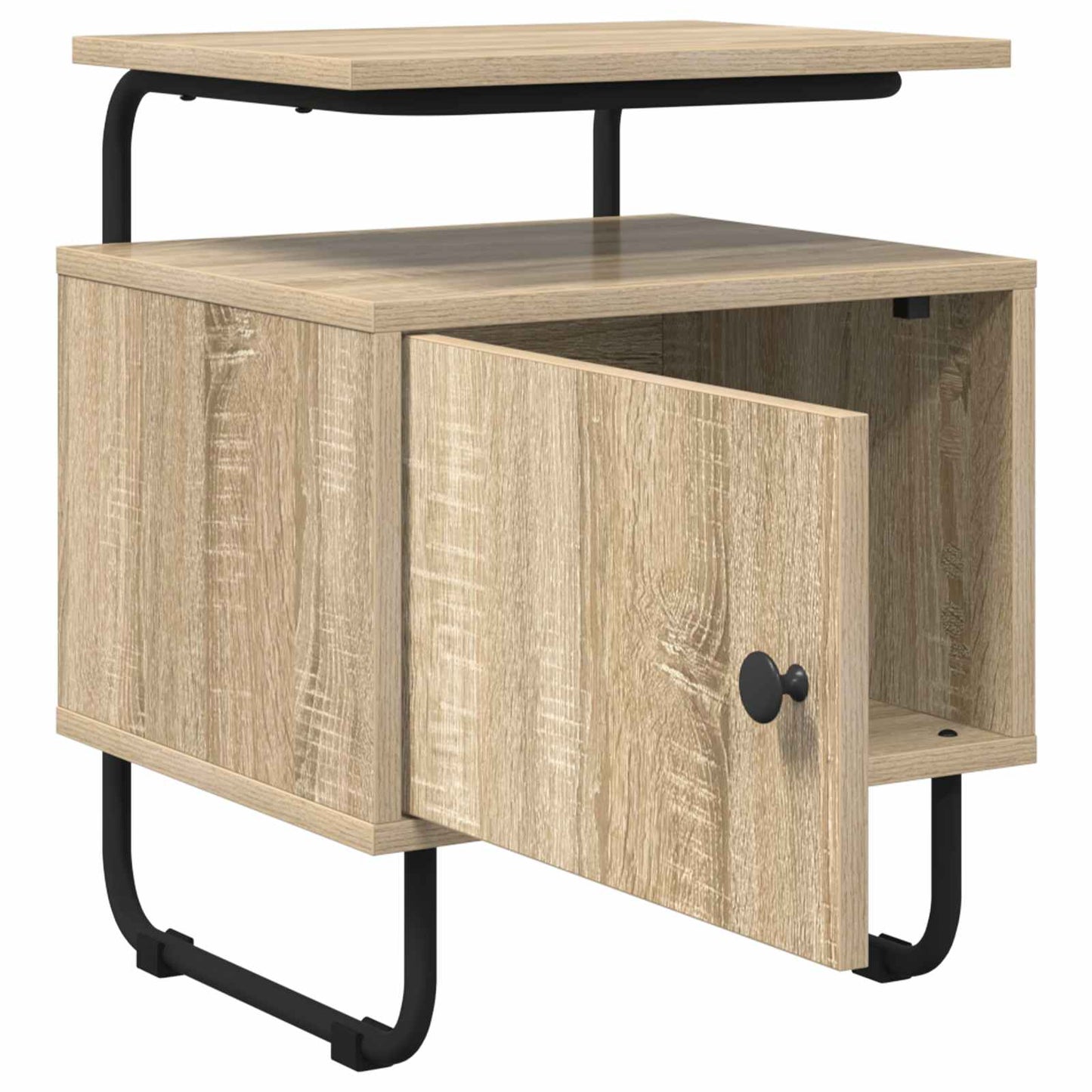 vidaXL Bedside Cabinet Sonoma Oak 40 x 36.5 x 50 cm Engineered Wood