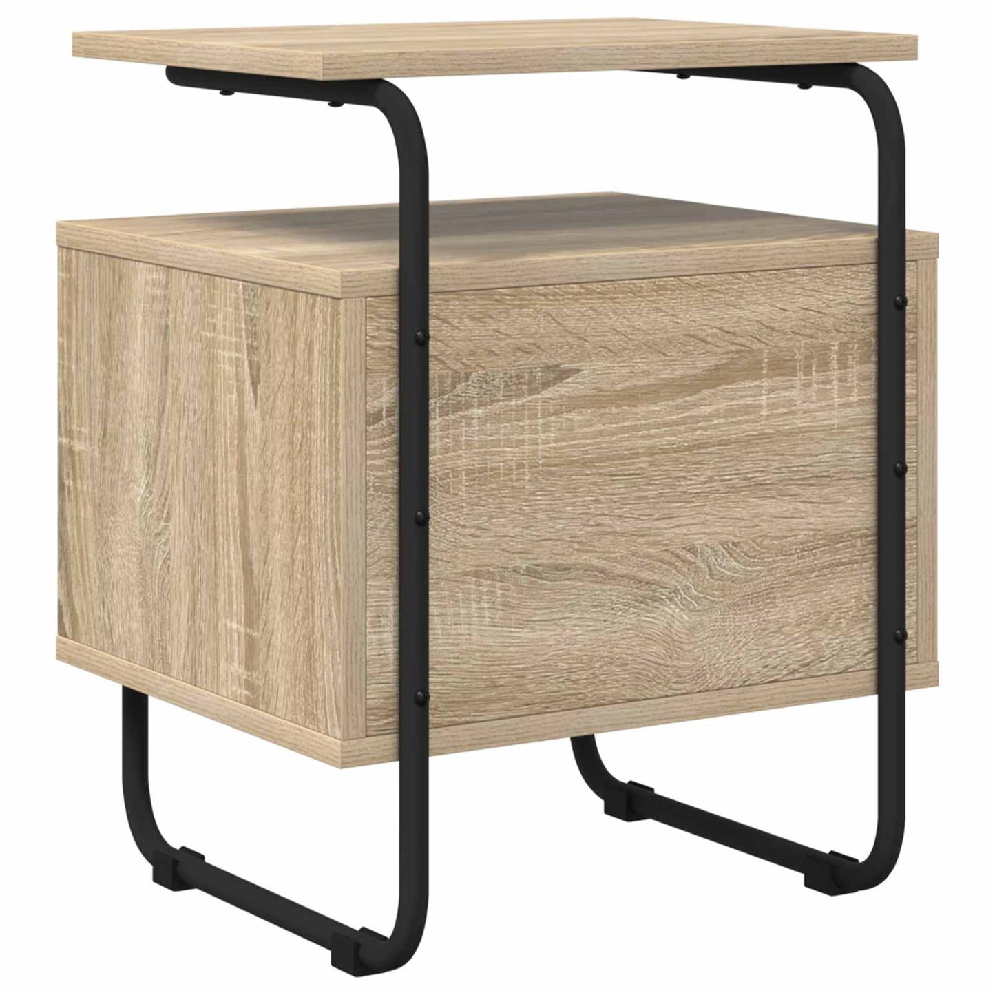 vidaXL Bedside Cabinet Sonoma Oak 40 x 36.5 x 50 cm Engineered Wood