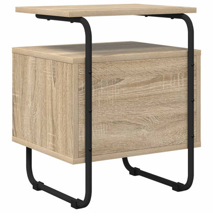 vidaXL Bedside Cabinet Sonoma Oak 40 x 36.5 x 50 cm Engineered Wood